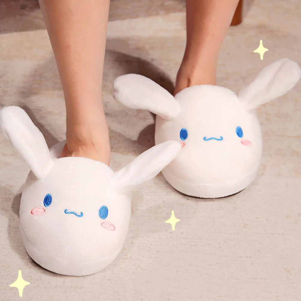 Sanrio Cinnamoroll Cartoon Kawaii Cotton Slippers