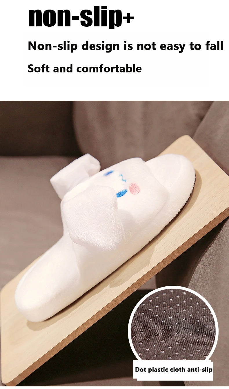 Sanrio Cinnamoroll Cartoon Kawaii Cotton Slippers