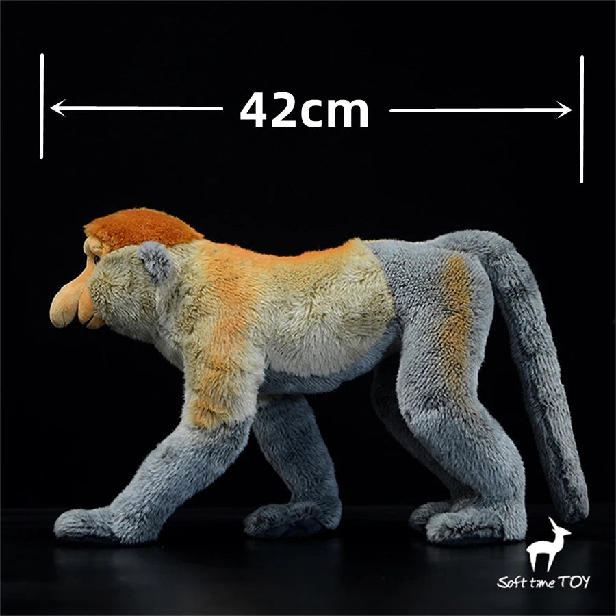 Proboscis Monkey Animal Stuffed Kawai Kid Toy