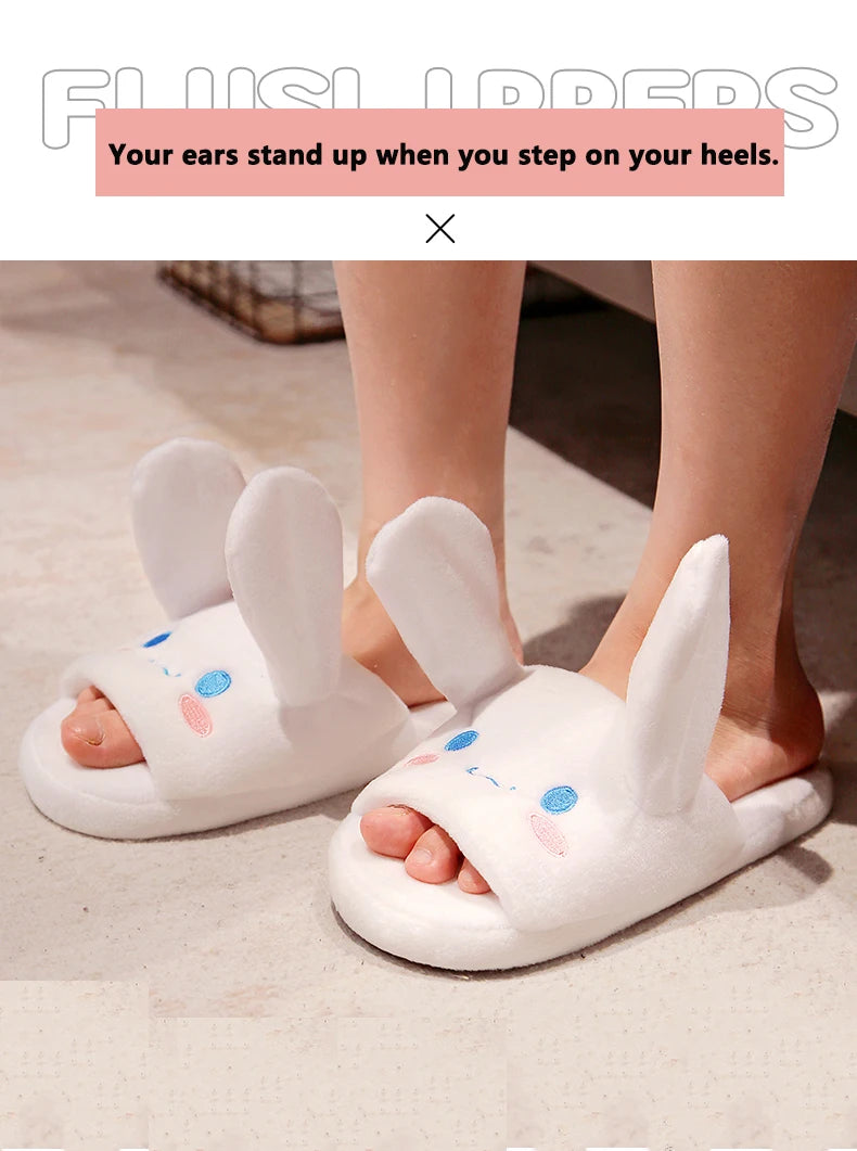 Sanrio Cinnamoroll Cartoon Kawaii Cotton Slippers