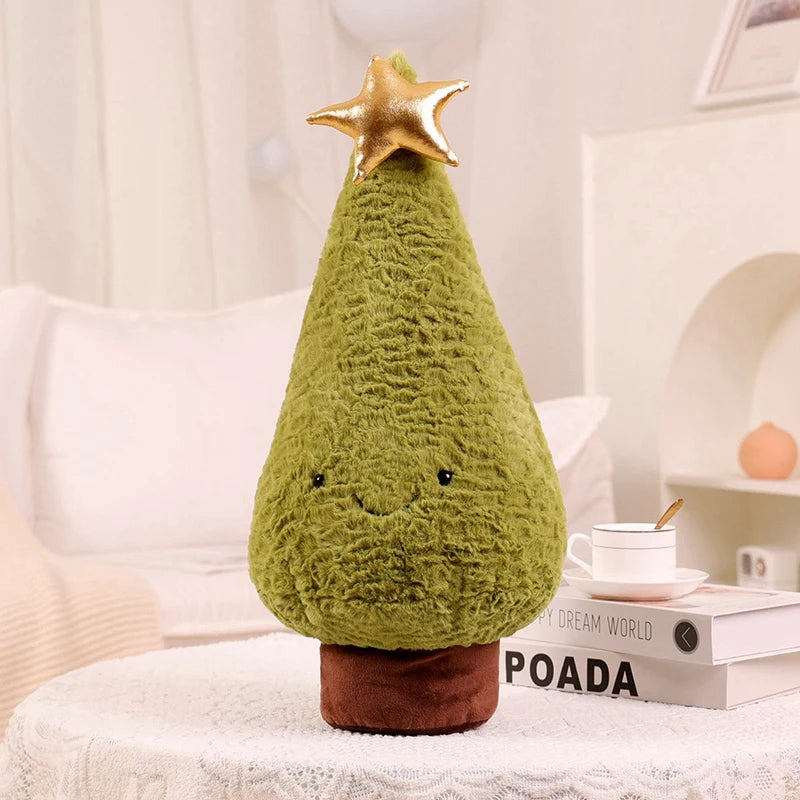 Adorable Xmas Tree Plushie  & Stuffed Reindeer Plushie